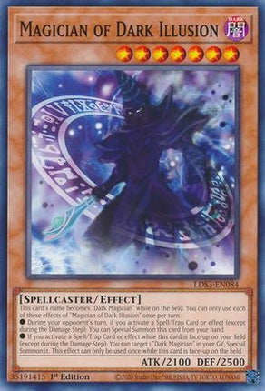 Magician of Dark Illusion (Common / Short Print) [LDS3-EN084] 1st Edition
