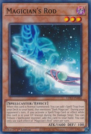Magician's Rod (Common / Short Print) [LDS3-EN086] 1st Edition