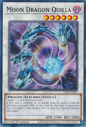 Moon Dragon Quilla (Common / Short Print) [LDS3-EN053] 1st Edition