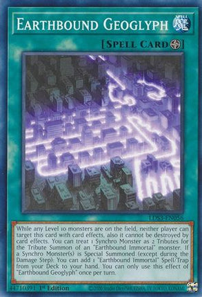 Earthbound Geoglyph (Common / Short Print) [LDS3-EN056] 1st Edition