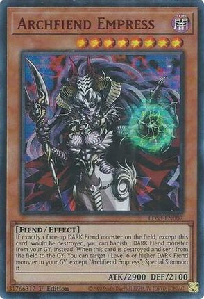 Archfiend Empress (Red) (Ultra Rare) [LDS3-EN007] 1st Edition