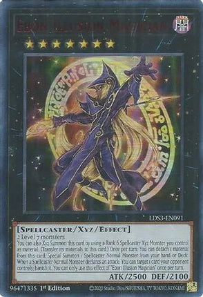 Ebon Illusion Magician (Red) (Ultra Rare) [LDS3-EN091] 1st Edition