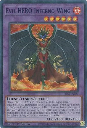 Evil HERO Inferno Wing (Blue) (Ultra Rare) [LDS3-EN027] 1st Edition