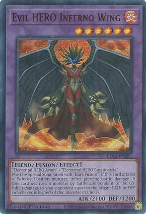Evil HERO Inferno Wing (Red) (Ultra Rare) [LDS3-EN027] 1st Edition