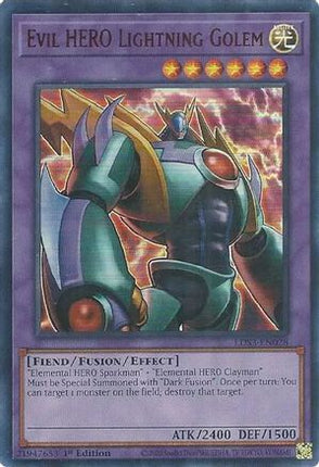 Evil HERO Lightning Golem (Red) (Ultra Rare) [LDS3-EN028] 1st Edition