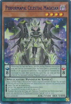 Performapal Celestial Magician (Blue) (Ultra Rare) [LDS3-EN130] 1st Edition