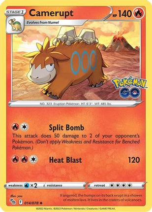 Camerupt - 14/null [Pokemon GO]