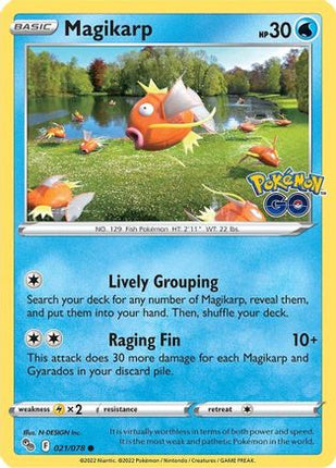 Magikarp - 21/null [Pokemon GO] Reverse Holofoil
