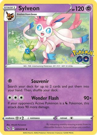 Sylveon - 35/null [Pokemon GO] Reverse Holofoil