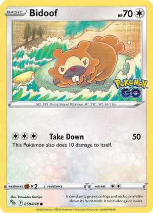 Bidoof - 59/null [Pokemon GO]