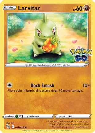 Larvitar - 37/null [Pokemon GO] Reverse Holofoil