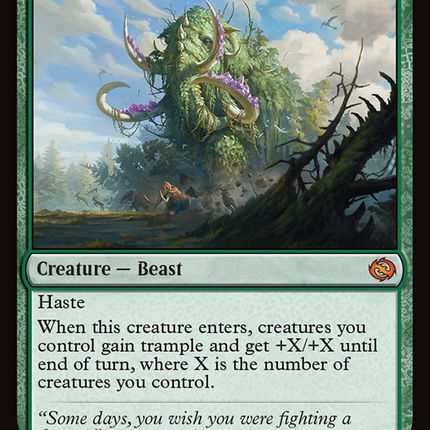 Craterhoof Behemoth [Tarkir: Dragonstorm] Foil
