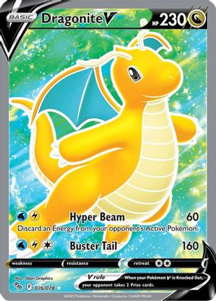 Dragonite V (Full Art) - 76/null [Pokemon GO] Holofoil