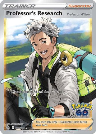 Professor's Research (Full Art) - 78/null [Pokemon GO] Holofoil