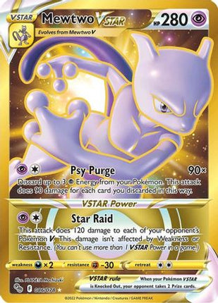 Mewtwo VSTAR (86) (Secret) - 86/null [Pokemon GO] Holofoil