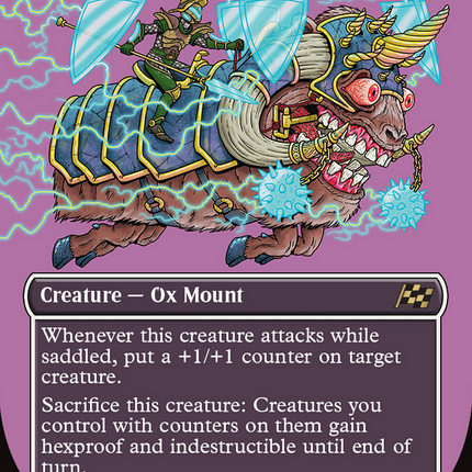 Bulwark Ox (Borderless) [Aetherdrift] Foil