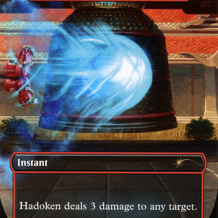 Lightning Bolt - Hadoken  (Borderless) [Secret Lair Drop]