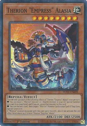 Therion "Empress" Alasia (Super Rare) [POTE-EN008] 1st Edition