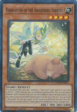Vernusylph of the Awakening Forests (Super Rare) [POTE-EN017] Unlimited