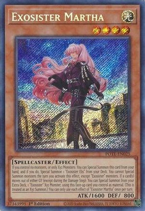 Exosister Martha (Secret Rare) [POTE-EN025] Unlimited
