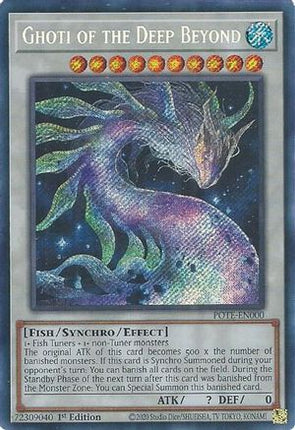 Ghoti of the Deep Beyond (Secret Rare) [POTE-EN000] Unlimited