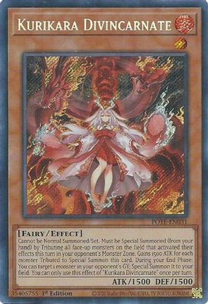 Kurikara Divincarnate (Secret Rare) [POTE-EN031] Unlimited