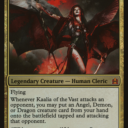 Kaalia of the Vast [Commander 2011 Oversized] Foil