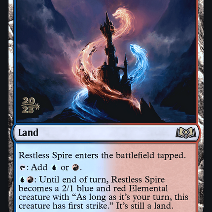 Restless Spire [Wilds of Eldraine Promos] Prerelease Foil