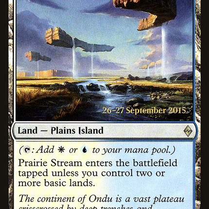 Prairie Stream [Battle for Zendikar Promos] Prerelease Foil