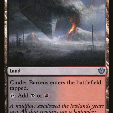 Cinder Barrens [Starter Commander Decks]