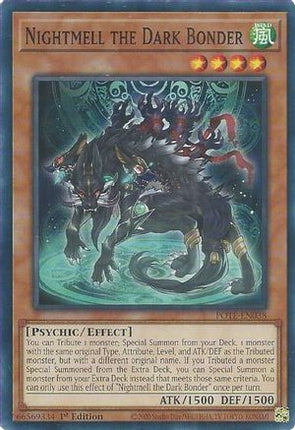 Nightmell the Dark Bonder (Common / Short Print) [POTE-EN038] Unlimited