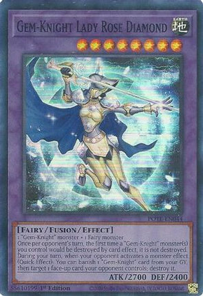 Gem-Knight Lady Rose Diamond (Super Rare) [POTE-EN044] Unlimited