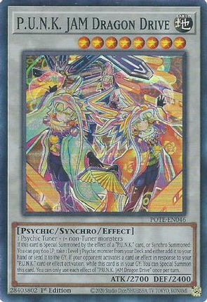 P.U.N.K. JAM Dragon Drive (Super Rare) [POTE-EN046] Unlimited