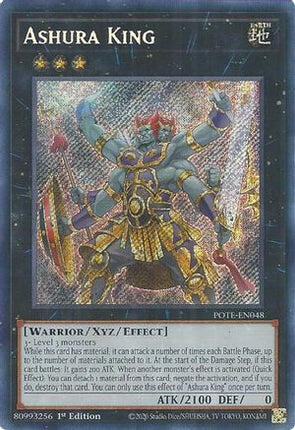 Ashura King (Secret Rare) [POTE-EN048] 1st Edition