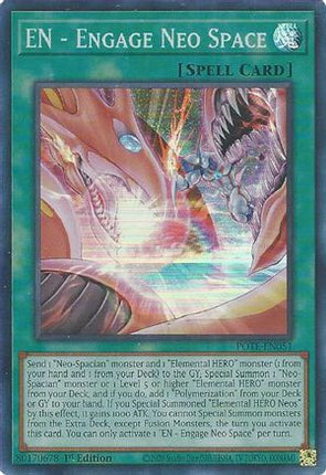 EN - Engage Neo Space (Super Rare) [POTE-EN051] 1st Edition