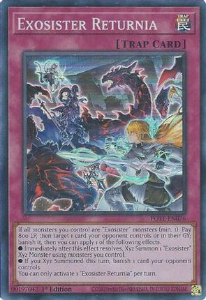 Exosister Returnia (Super Rare) [POTE-EN076] 1st Edition