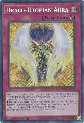 Draco-Utopian Aura (Secret Rare) [POTE-EN079] Unlimited