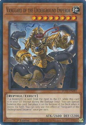 Vanguard of the Underground Emperor (Common / Short Print) [POTE-EN081] 1st Edition