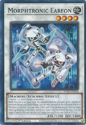 Morphtronic Earfon (Common / Short Print) [POTE-EN096] 1st Edition