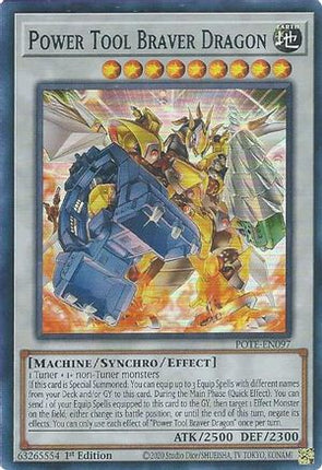 Power Tool Braver Dragon (Super Rare) [POTE-EN097] Unlimited