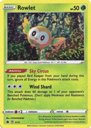 Rowlet - 2/15 [McDonald's Promos 2022] Holofoil