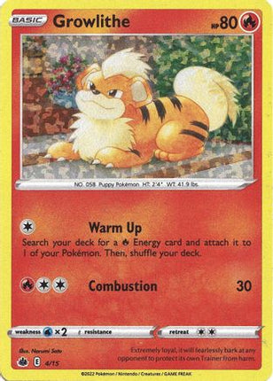 Growlithe - 4/15 [McDonald's Promos 2022] Holofoil