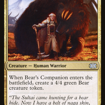 Bear's Companion [Double Masters 2022]