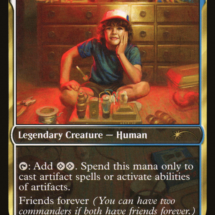 Hargilde, Kindly Runechanter - Dustin, Gadget Genius  [Secret Lair Drop]