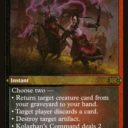 Kolaghan's Command [Double Masters 2022] Etched Foil
