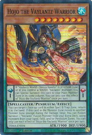 Hojo the Vaylantz Warrior (Super Rare) [TAMA-EN004] 1st Edition