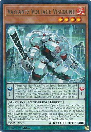 Vaylantz Voltage Viscount (Rare) [TAMA-EN006] 1st Edition