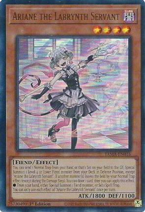 Ariane the Labrynth Servant (Ultra Rare) [TAMA-EN016] 1st Edition