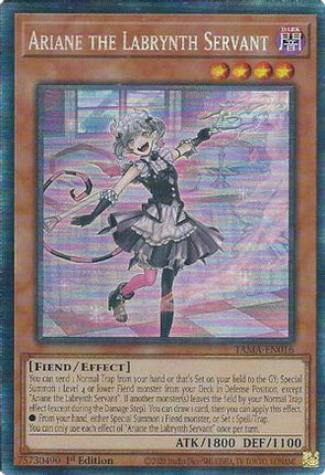 Ariane the Labrynth Servant (CR) (Collector's Rare) [TAMA-EN016] 1st Edition