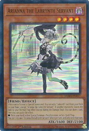 Arianna the Labrynth Servant (Ultra Rare) [TAMA-EN017] 1st Edition